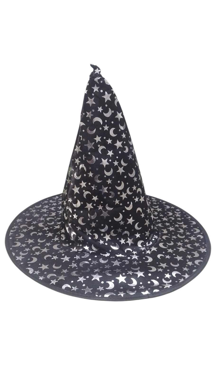 CHAPEU BRUXA  ESTRELAS METALICAS